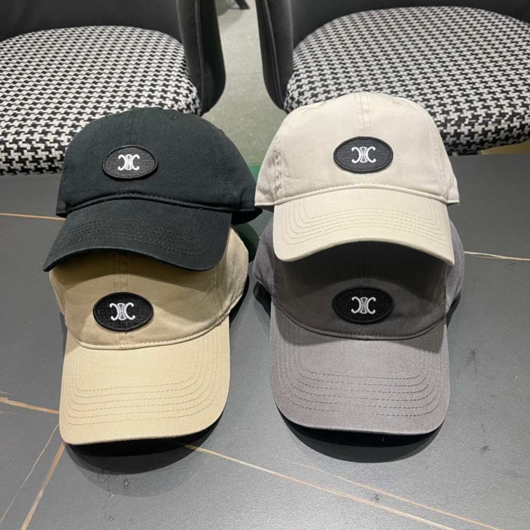 【Celine赛琳】2025早春新款棒球帽，男女通用的潮款做旧非常好搭