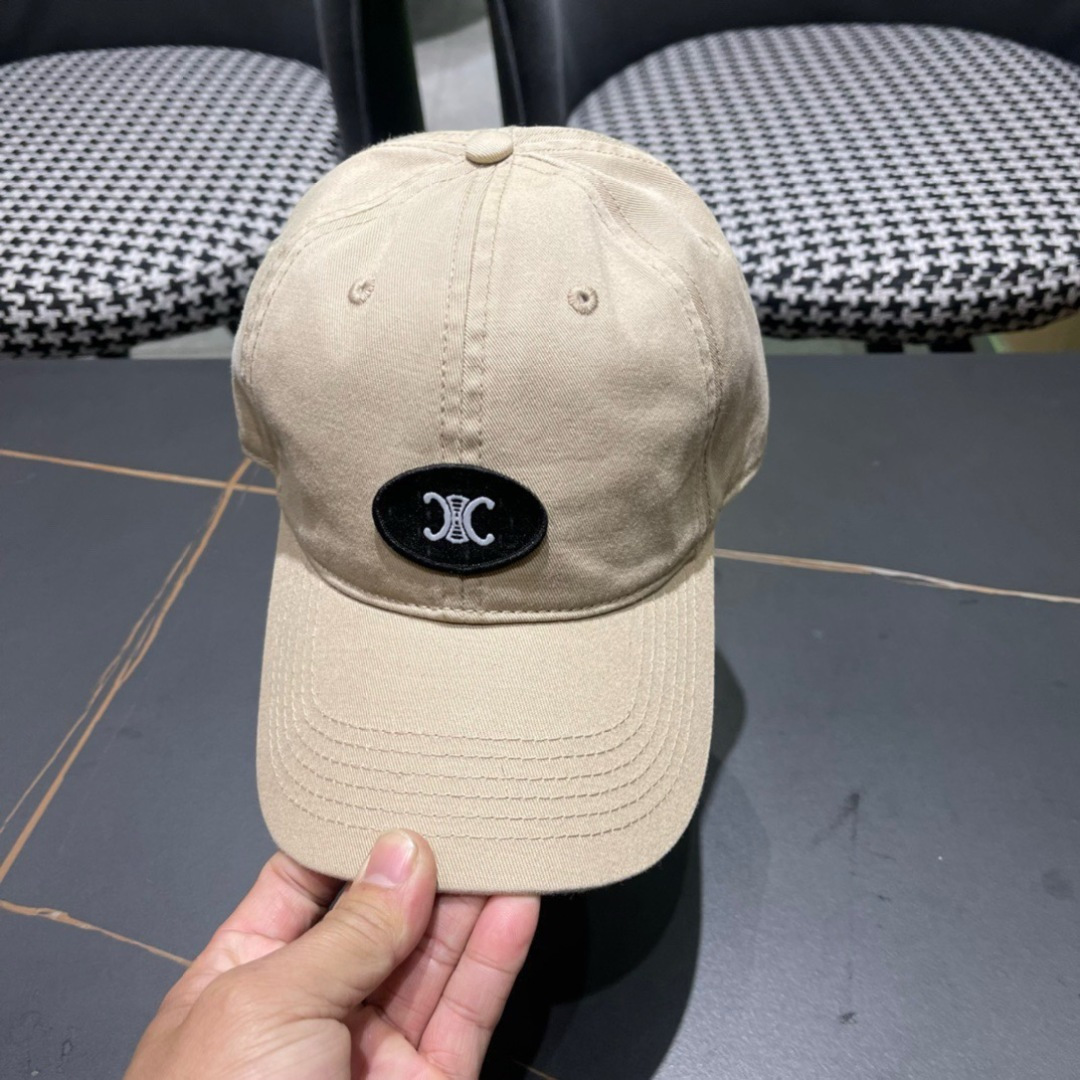 【Celine赛琳】2025早春新款棒球帽，男女通用的潮款做旧非常好搭