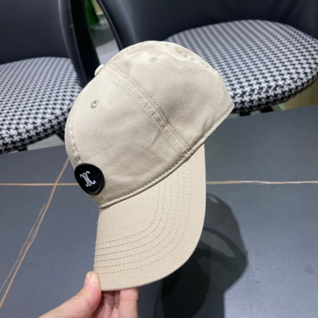 【Celine赛琳】2025早春新款棒球帽，男女通用的潮款做旧非常好搭