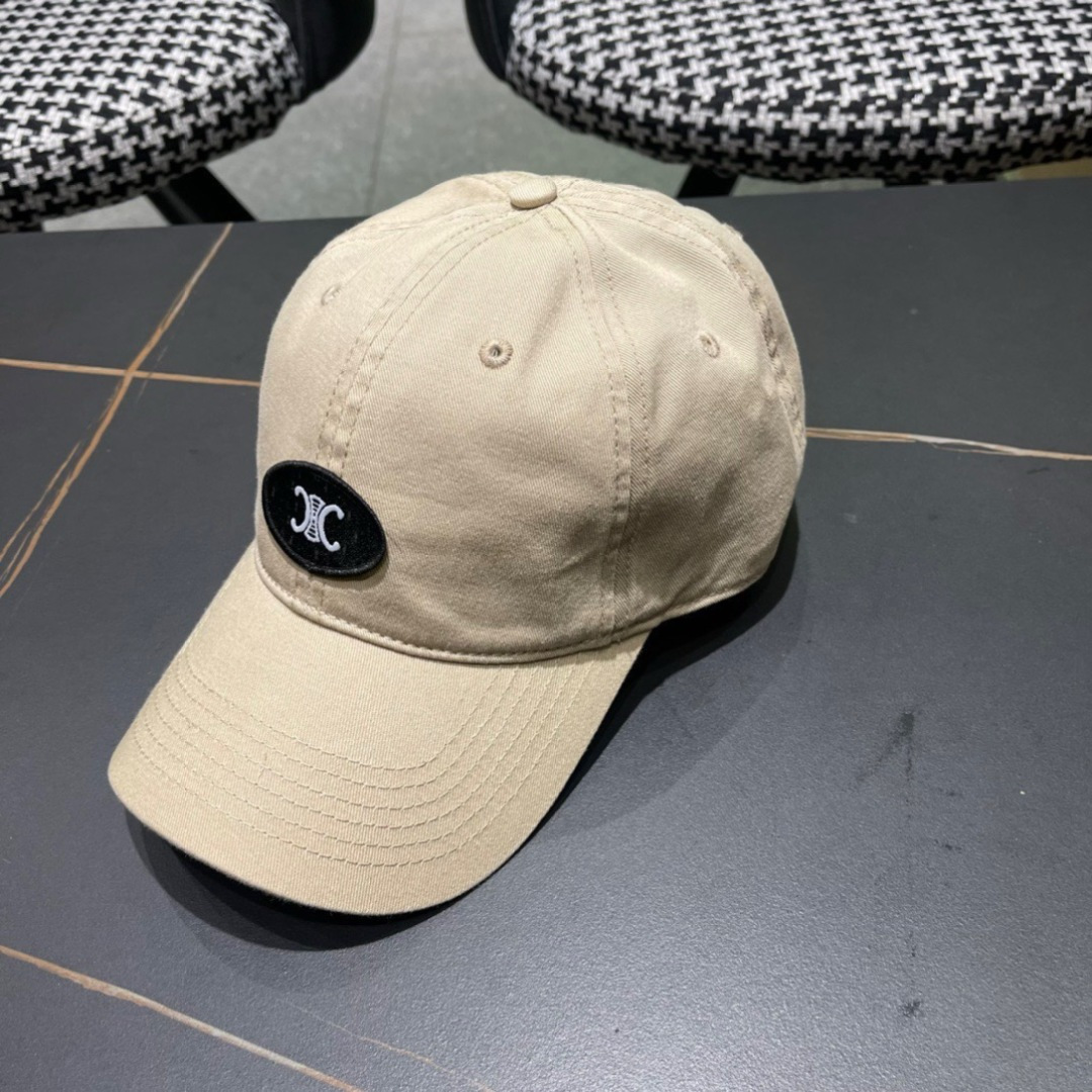 【Celine赛琳】2025早春新款棒球帽，男女通用的潮款做旧非常好搭