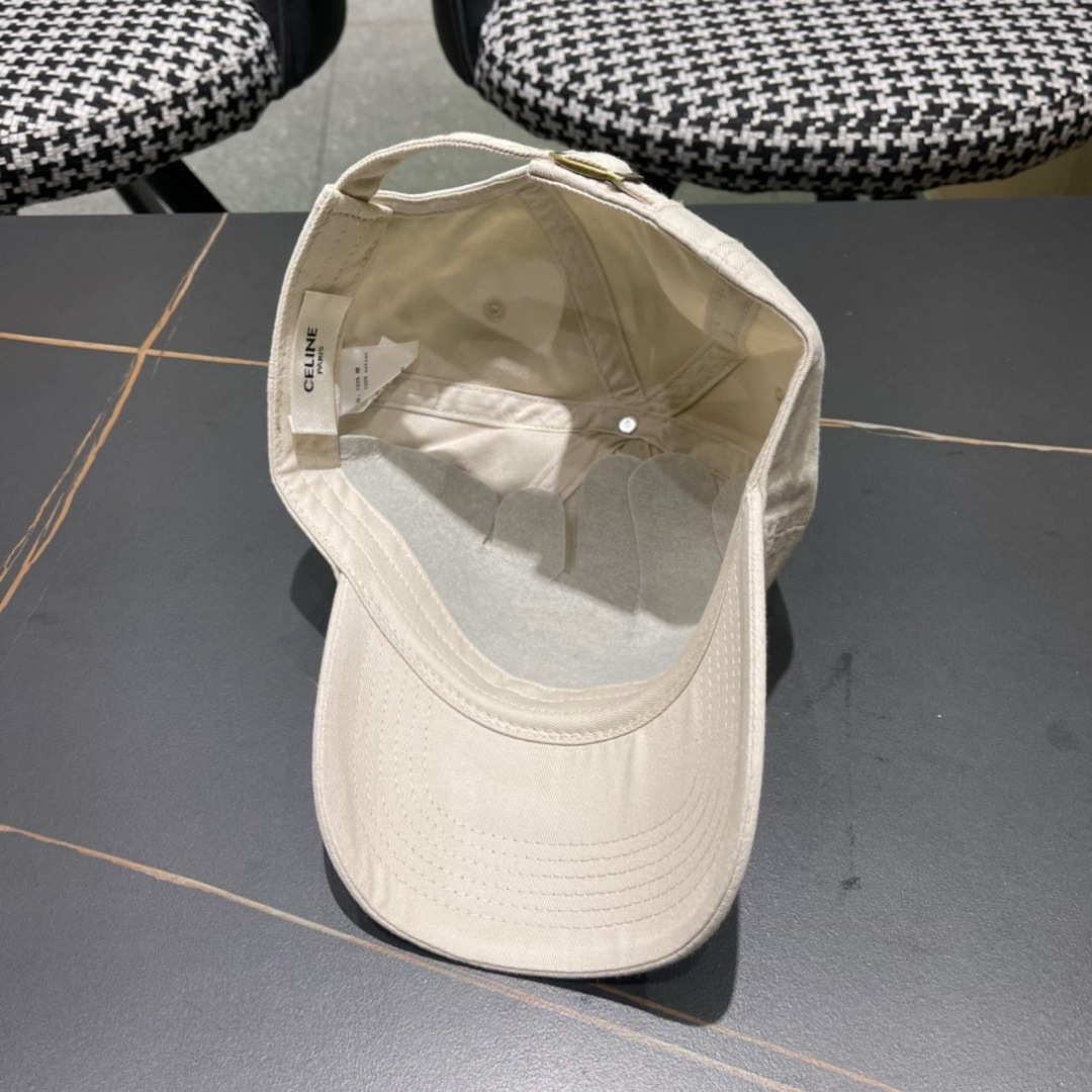 【Celine赛琳】2025早春新款棒球帽，男女通用的潮款做旧非常好搭