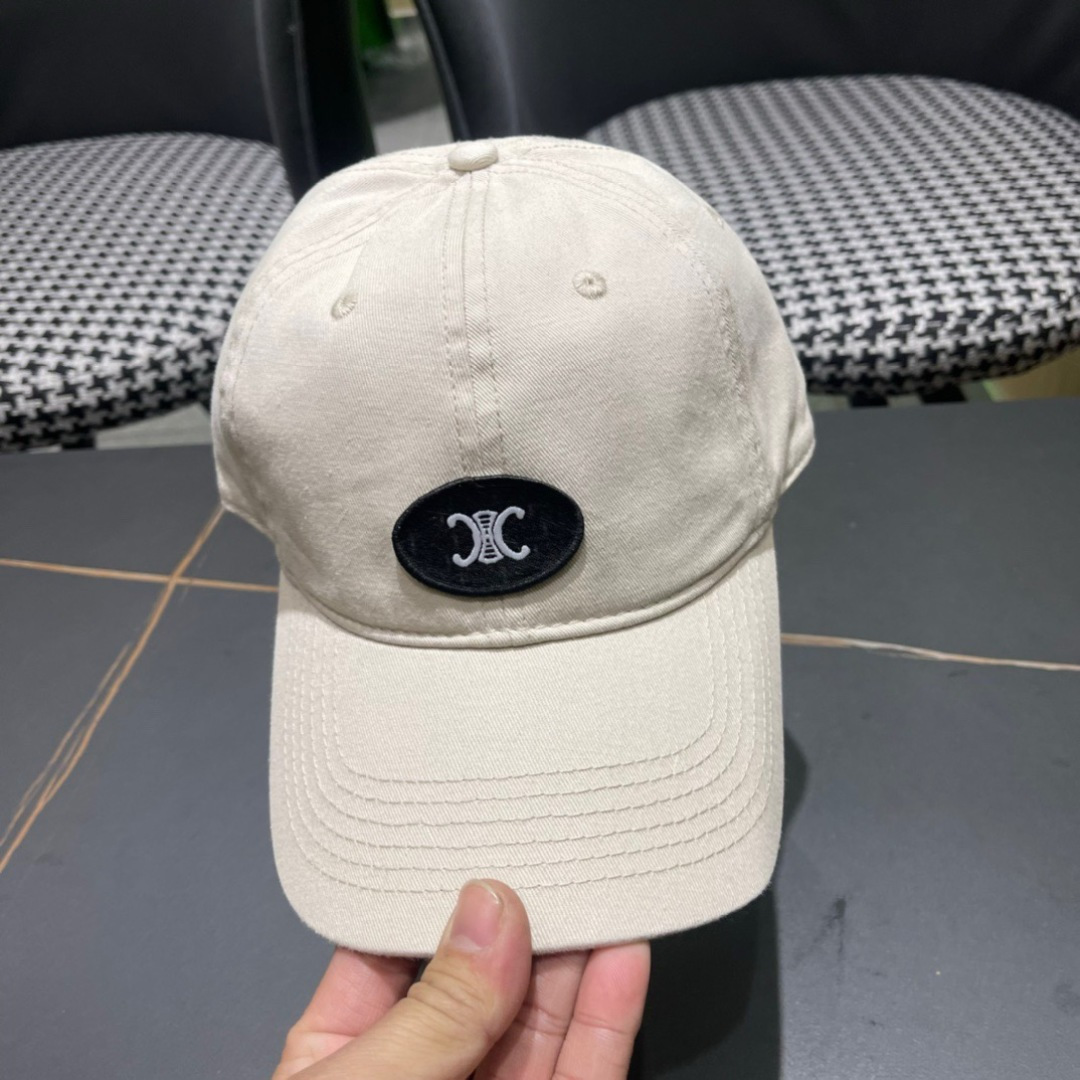 【Celine赛琳】2025早春新款棒球帽，男女通用的潮款做旧非常好搭