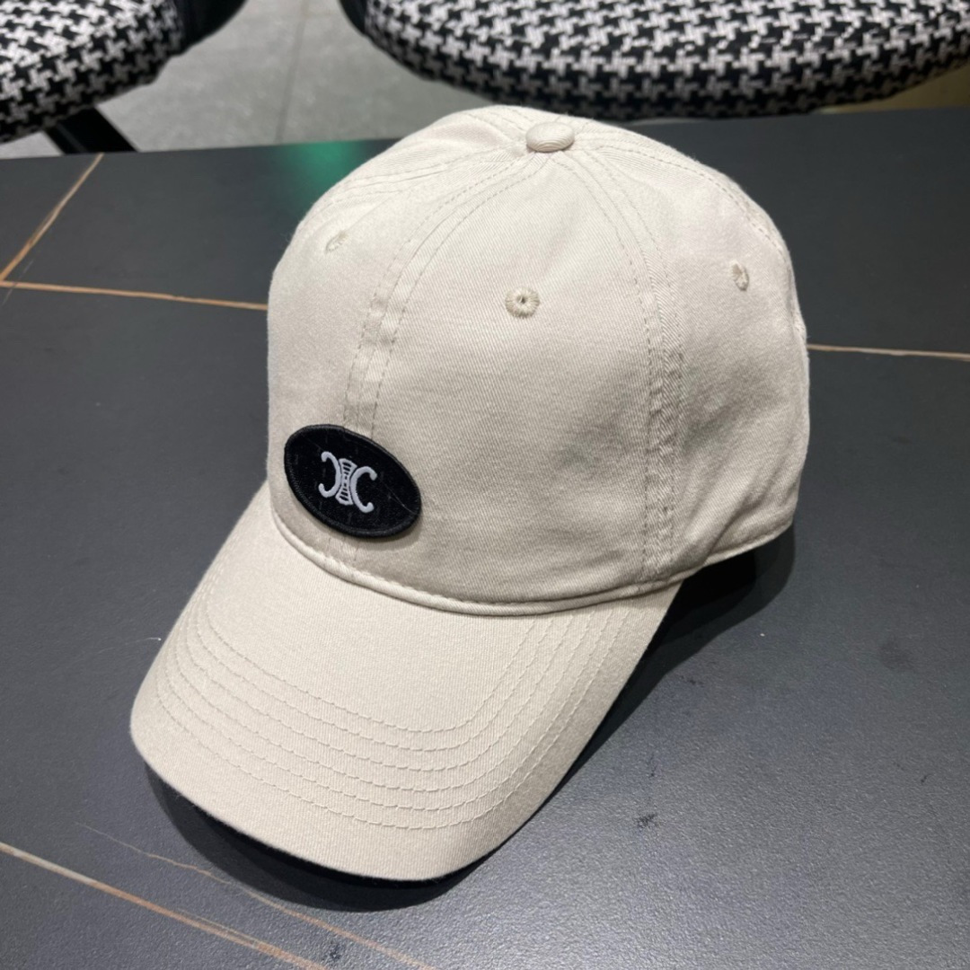 【Celine赛琳】2025早春新款棒球帽，男女通用的潮款做旧非常好搭