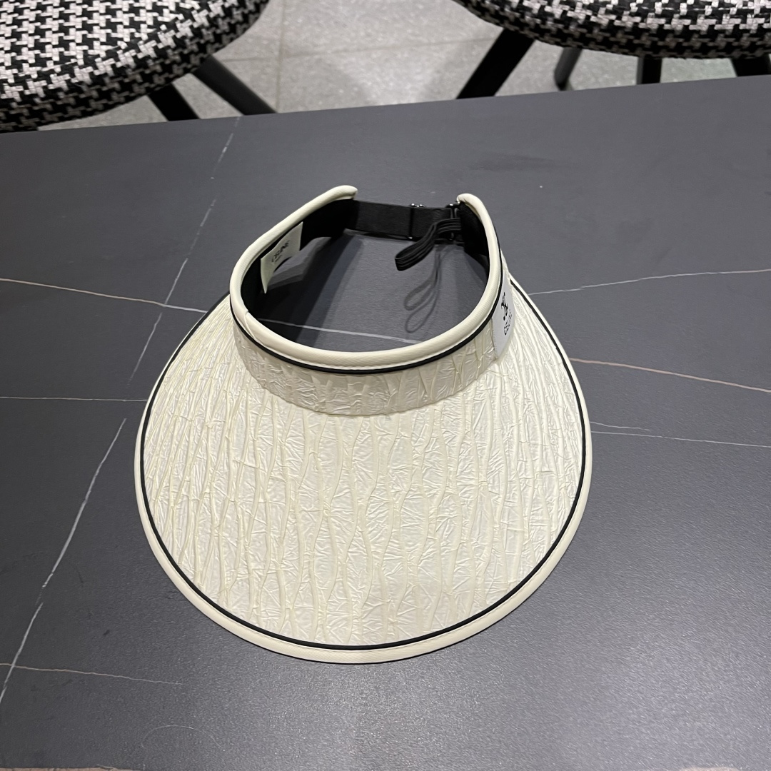  Celine赛琳 空顶防晒帽子女夏季遮脸防紫外线遮阳帽骑车大帽檐2025新款太阳帽