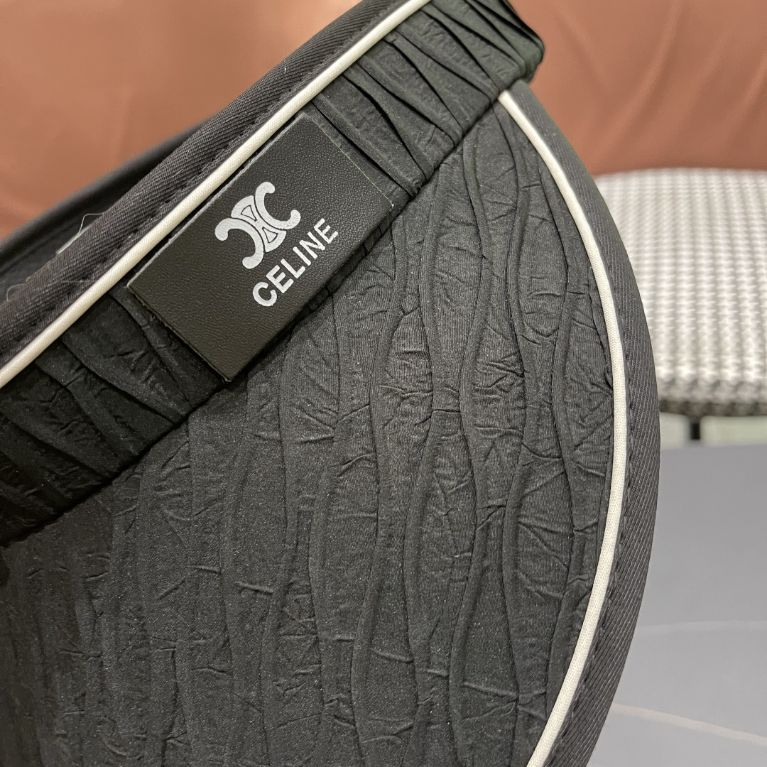  Celine赛琳 空顶防晒帽子女夏季遮脸防紫外线遮阳帽骑车大帽檐2025新款太阳帽