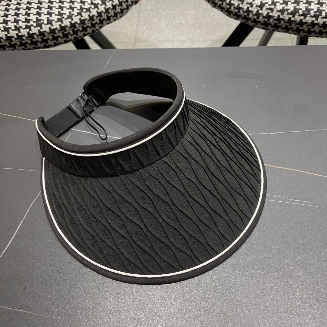  Celine赛琳 空顶防晒帽子女夏季遮脸防紫外线遮阳帽骑车大帽檐2025新款太阳帽