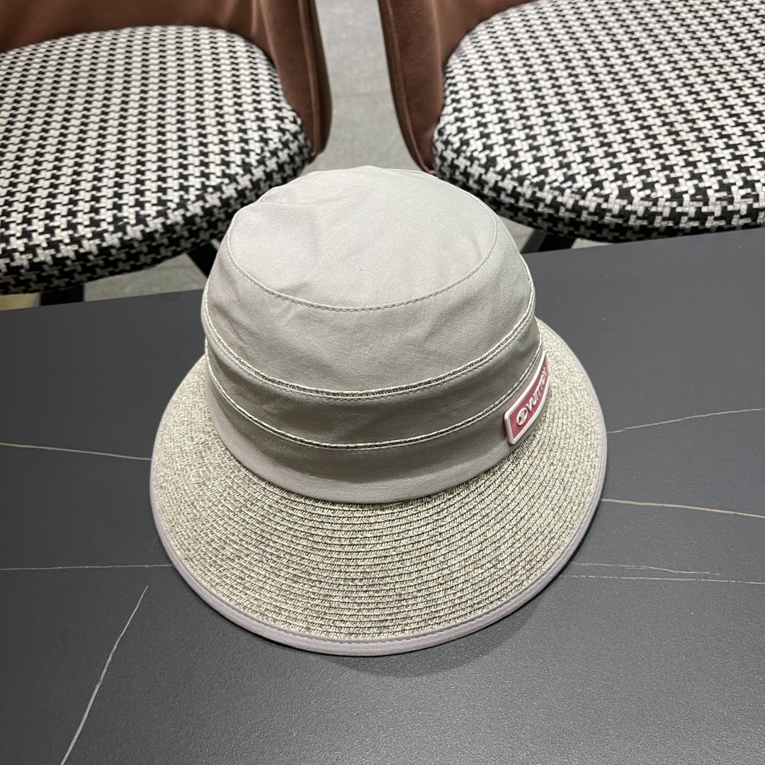 Lv 路易威登新 2025新款渔夫帽女春秋百搭渔夫帽 盆帽男休闲遮阳帽子潮牌字母