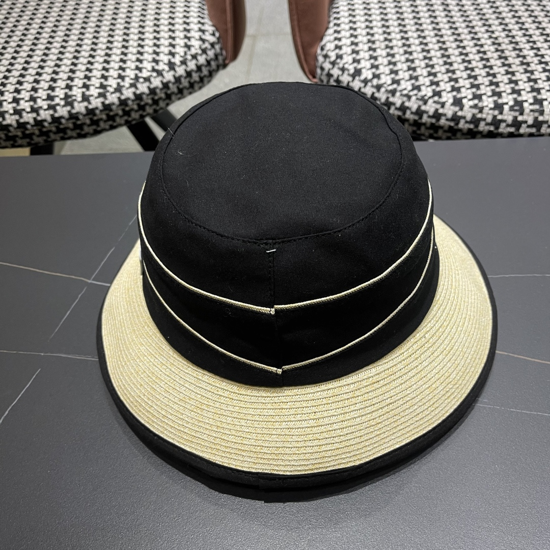 Lv 路易威登新 2025新款渔夫帽女春秋百搭渔夫帽 盆帽男休闲遮阳帽子潮牌字母