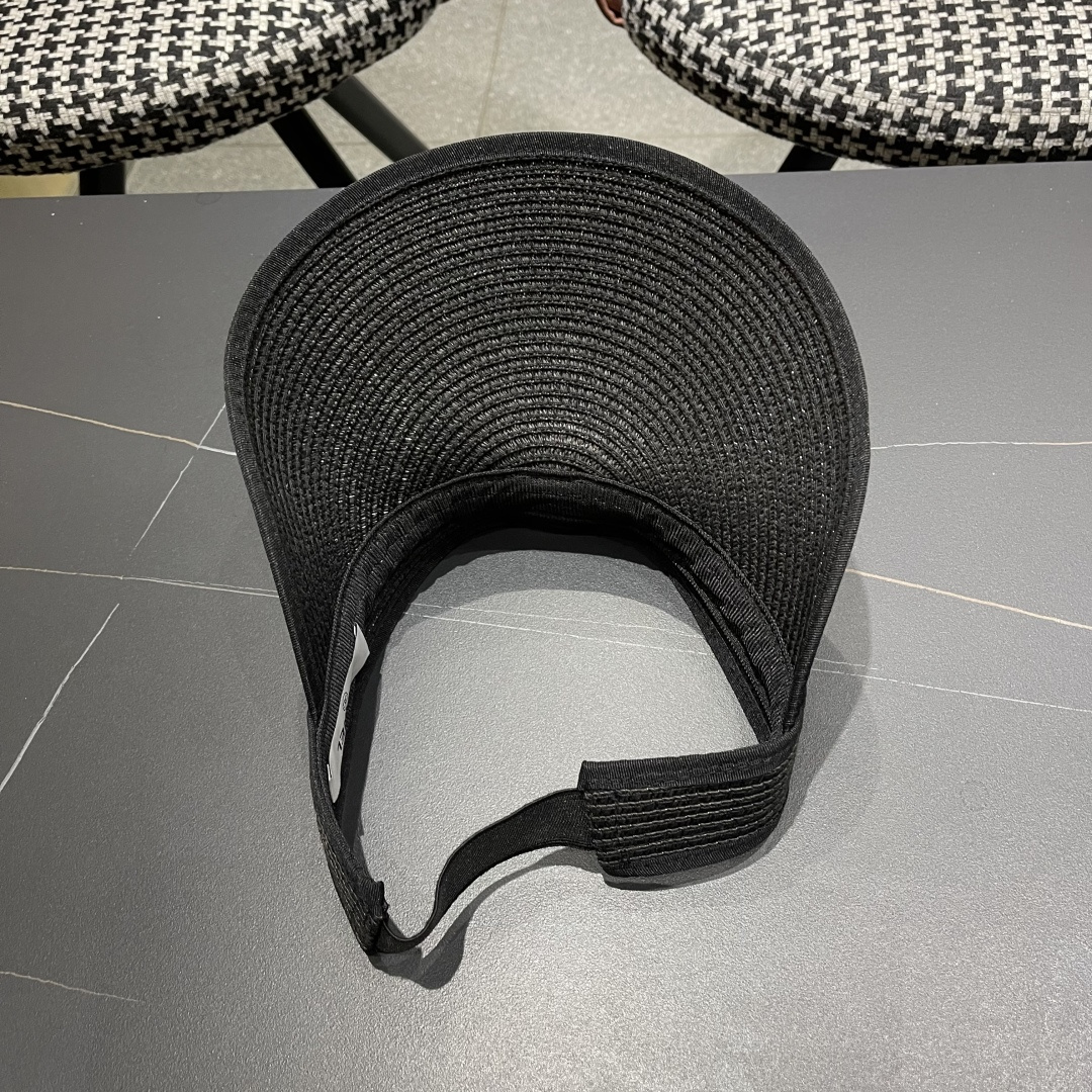 【Chanel香奈儿】2025夏季新款小香风亮片遮阳帽空顶帽，大牌出货，超方便！好搭！出街必备