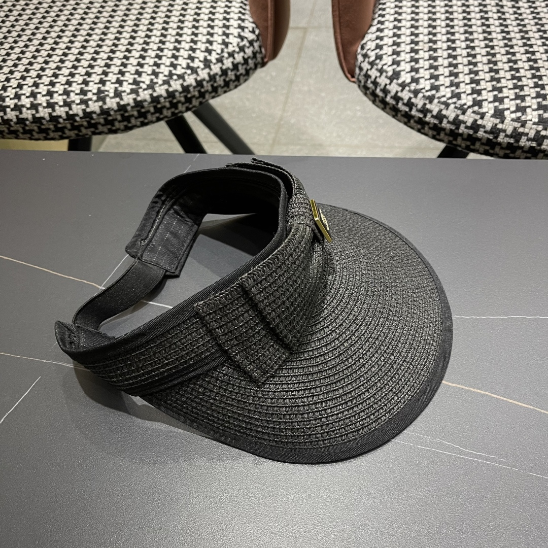 【Chanel香奈儿】2025夏季新款小香风亮片遮阳帽空顶帽，大牌出货，超方便！好搭！出街必备