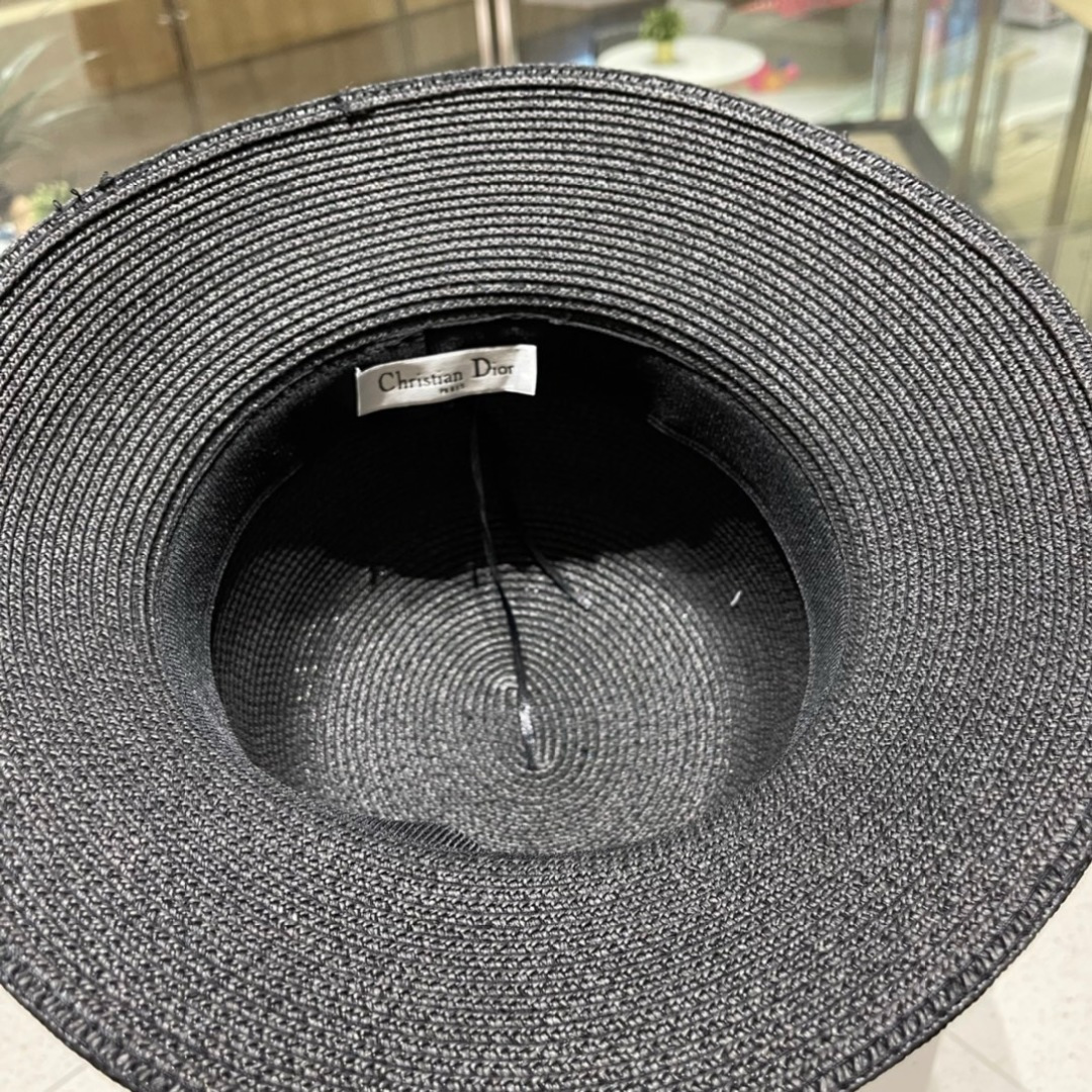  Dior迪奥草帽，2025夏季新款太阳帽，草帽，高级定制，头围57cm