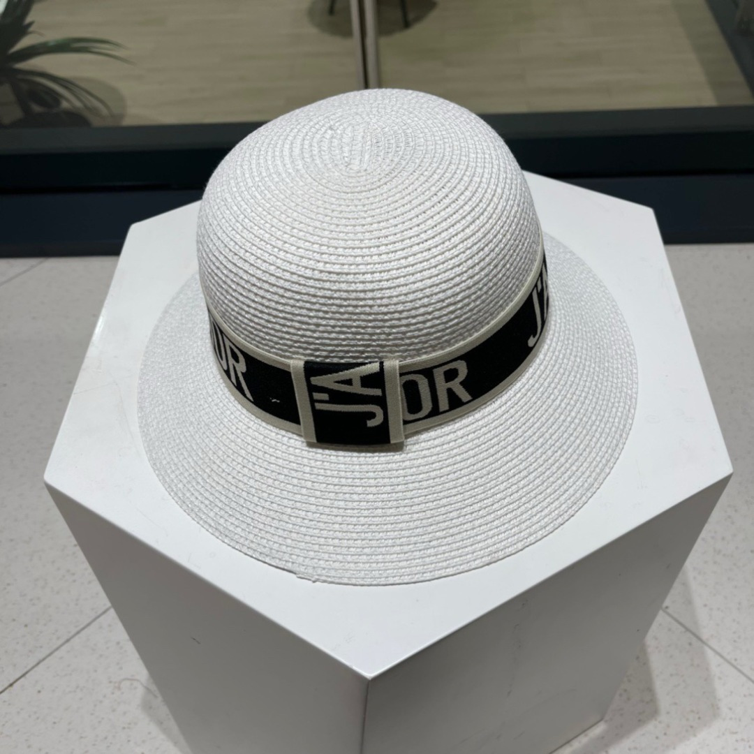  Dior迪奥草帽，2025夏季新款太阳帽，草帽，高级定制，头围57cm