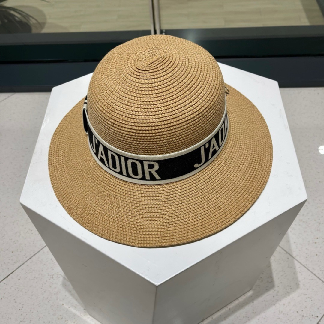  Dior迪奥草帽，2025夏季新款太阳帽，草帽，高级定制，头围57cm