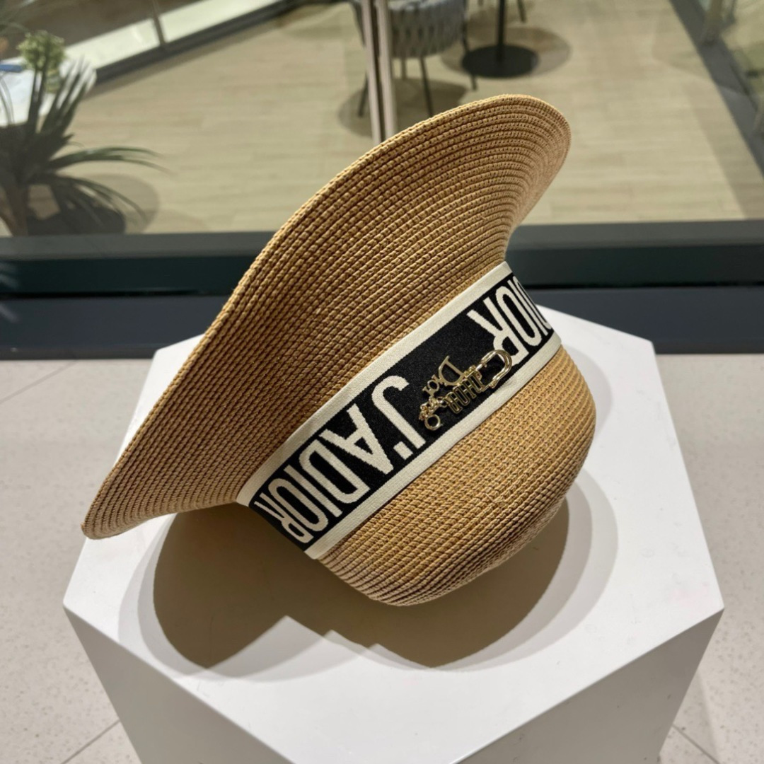  Dior迪奥草帽，2025夏季新款太阳帽，草帽，高级定制，头围57cm