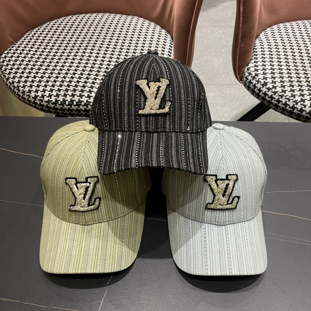 🧢LV路易威登🧢 2025棒球帽，非常经典的经典，流行的复古美，四季可用，出门必备，非常显脸小