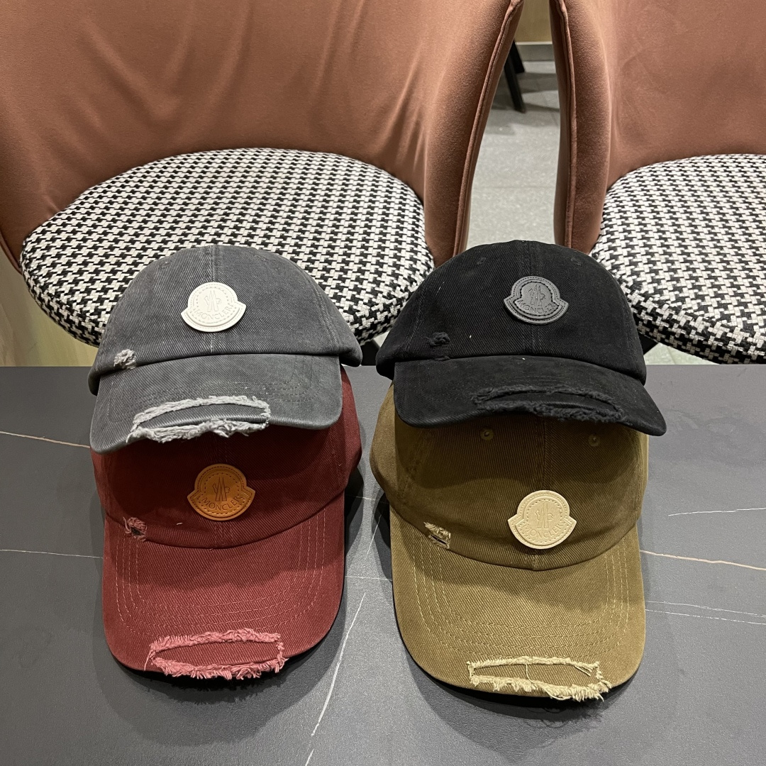  蒙口MONCLER2025新款棒球帽，时尚炸街单品，风格很OK，网红.时尚博主的最爱！高品质舒适透气，