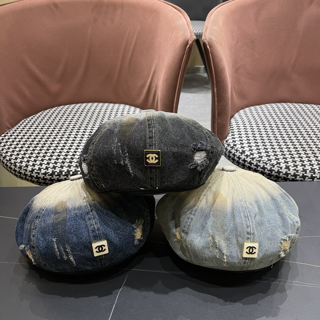  Chanel香奈儿洋气好看的帽子女秋冬显脸小2025新款百搭贝雷帽