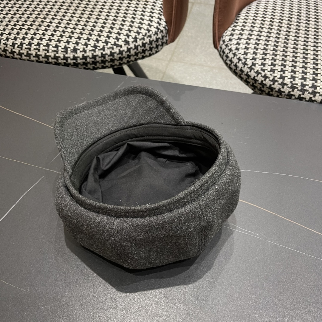  谬谬MIUMIU系列新品八角帽女2025春夏新款贝雷帽画家帽报童帽子韩系大头围显脸小秋冬