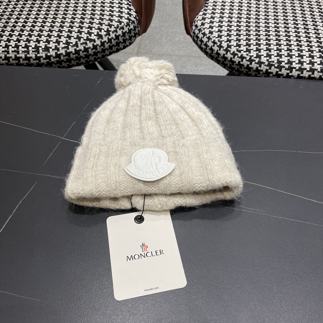  蒙口Moncler盟可睐💥官网经典针织帽，原单复刻.非常柔软亲肤，弹性很好💓有质感又非常百搭的款式~保