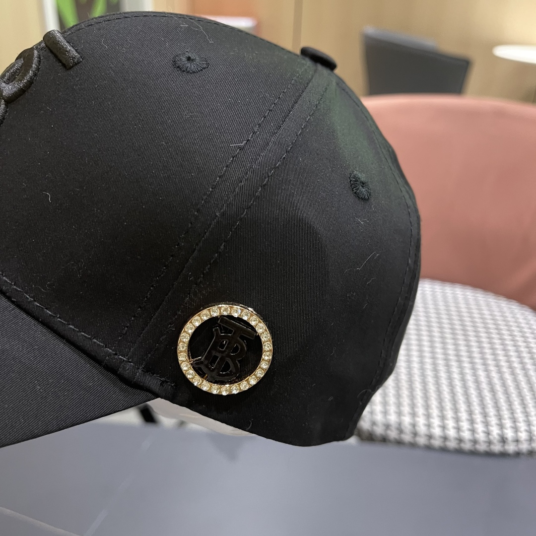  巴宝莉BURBERRY】🌸官网同步上线🎊 韩版新款英伦风定制款11原单品质 男女通用棒球帽 高版品质质