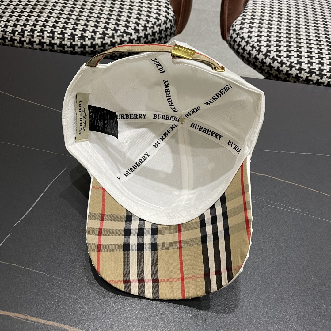  巴宝莉BURBERRY】🌸官网同步上线🎊 韩版新款英伦风定制款11原单品质 男女通用棒球帽 高版品质质