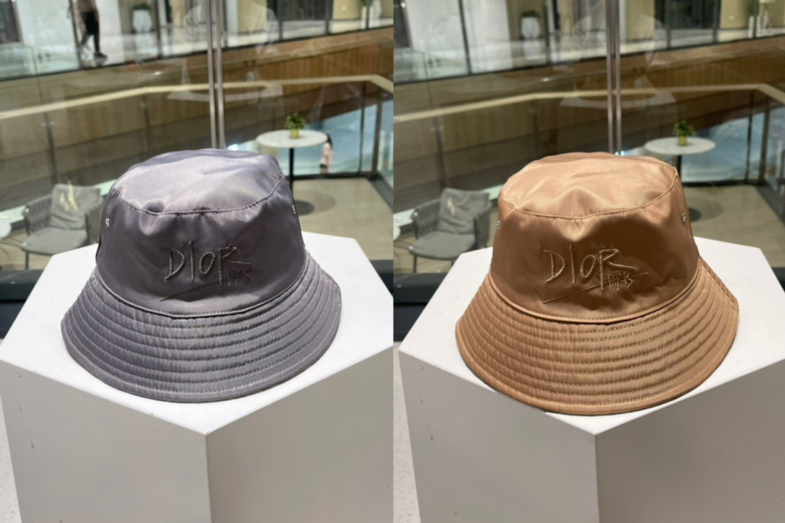  👒迪奥Dior👒  双面渔夫帽新色，限量渔夫帽，防晒指数超高，休闲运动风，可随意折叠，携带方便🤗