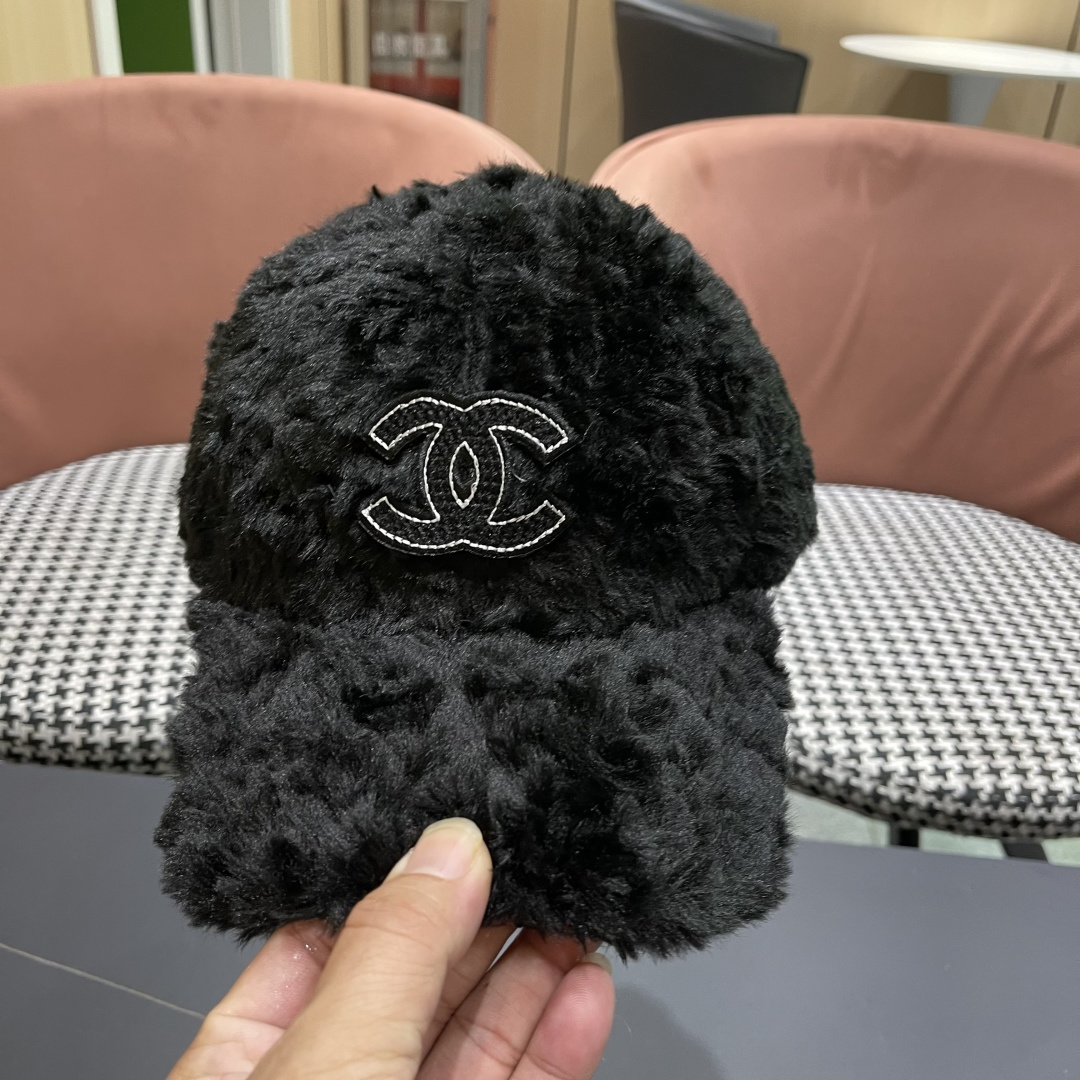 【CHANEL香奈儿】2025毛绒绒秋冬新款棒球帽🌈百搭更有质感的一款