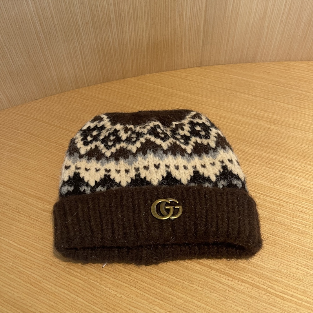 【GUCCI古奇】秋冬新款毛线帽，超火爆💖质感一流，出街超好搭配！