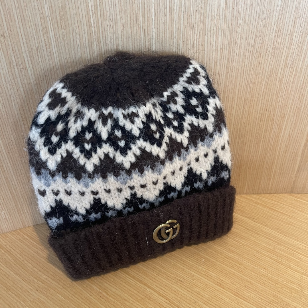 【GUCCI古奇】秋冬新款毛线帽，超火爆💖质感一流，出街超好搭配！