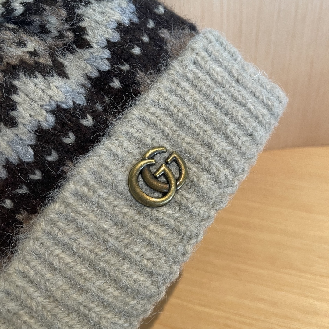 【GUCCI古奇】秋冬新款毛线帽，超火爆💖质感一流，出街超好搭配！