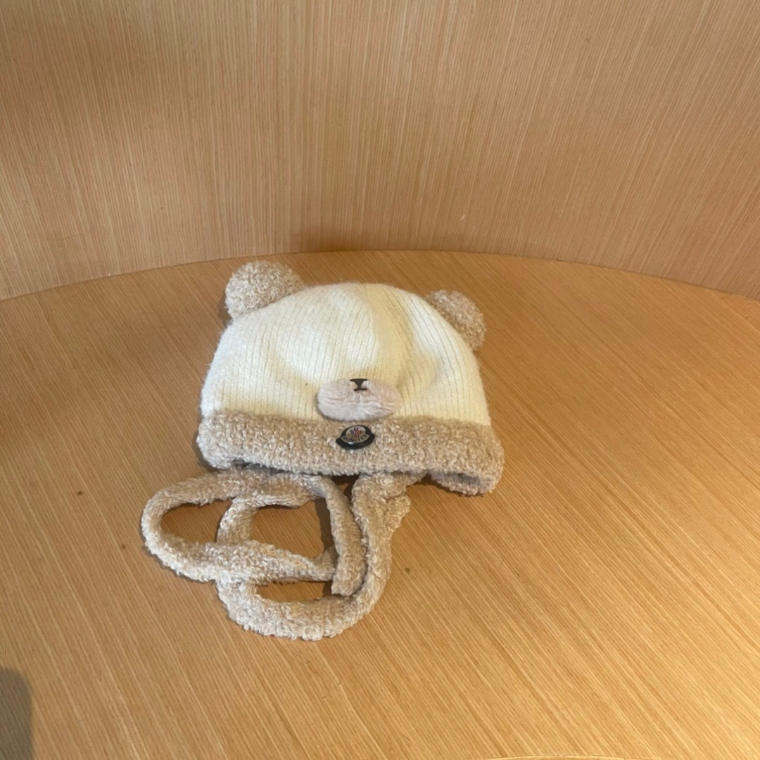 【MONCLER蒙口】针织帽子女2025冬加厚加绒保暖雷锋帽骑车防寒毛线帽潮