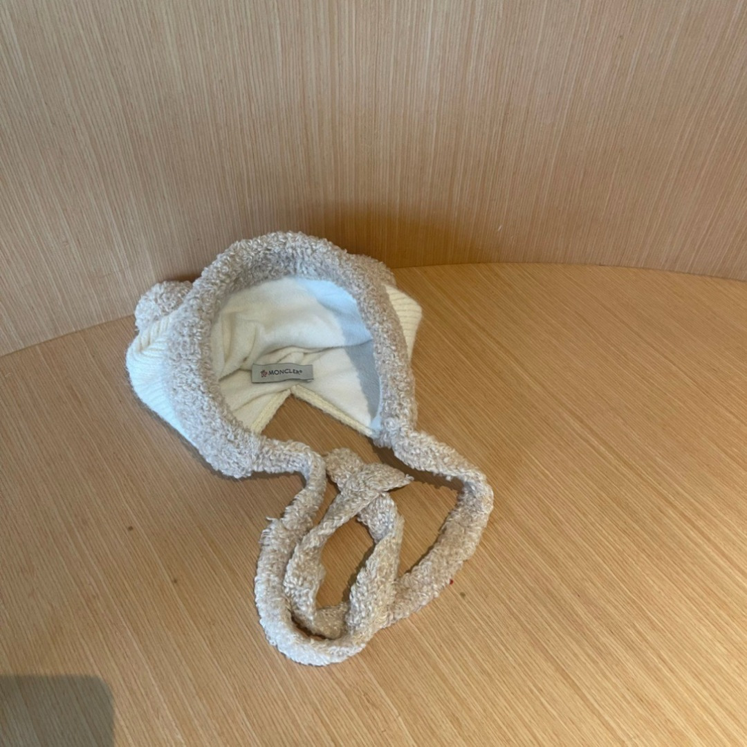 【MONCLER蒙口】针织帽子女2025冬加厚加绒保暖雷锋帽骑车防寒毛线帽潮