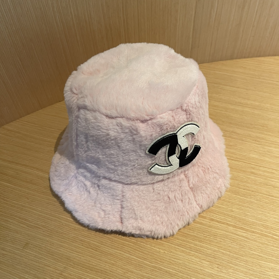 【CHANEL香奈儿】2025秋冬新款毛绒渔夫帽，超好