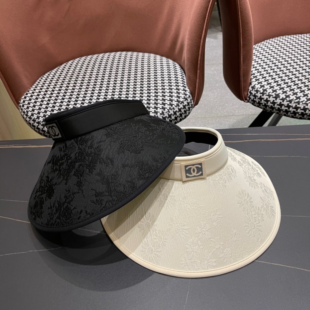 香奈儿轻奢名媛风空顶帽 小仙女空顶哦！透气不闷头…夏季必备