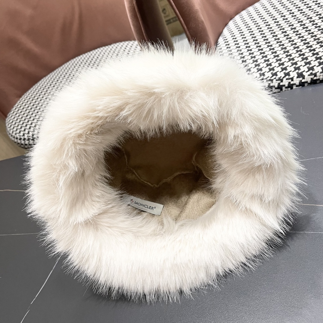 蒙囗MONCLER N 秋冬日系网红豹纹毛绒渔夫帽女保暖东北蒙古帽显脸小帽潮