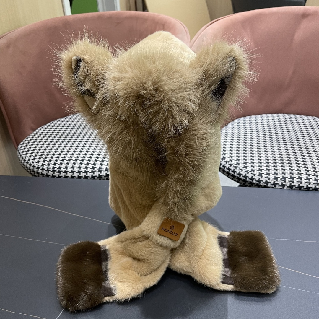 NO:579766,MONCLER cute furry ears plush hat scarf one-piece women's winter thickened warm Lei Feng hat scarf winter cycling hat fisherman hat baseball cap knitted hat, hat, espadrilles, hats19860909MONCLER蒙囗 可爱毛毛耳朵毛绒帽子围巾一体女冬 季加厚保暖雷锋帽围脖冬天骑车帽子渔夫帽棒球帽针织帽,帽子,espadrilles,hats,hat