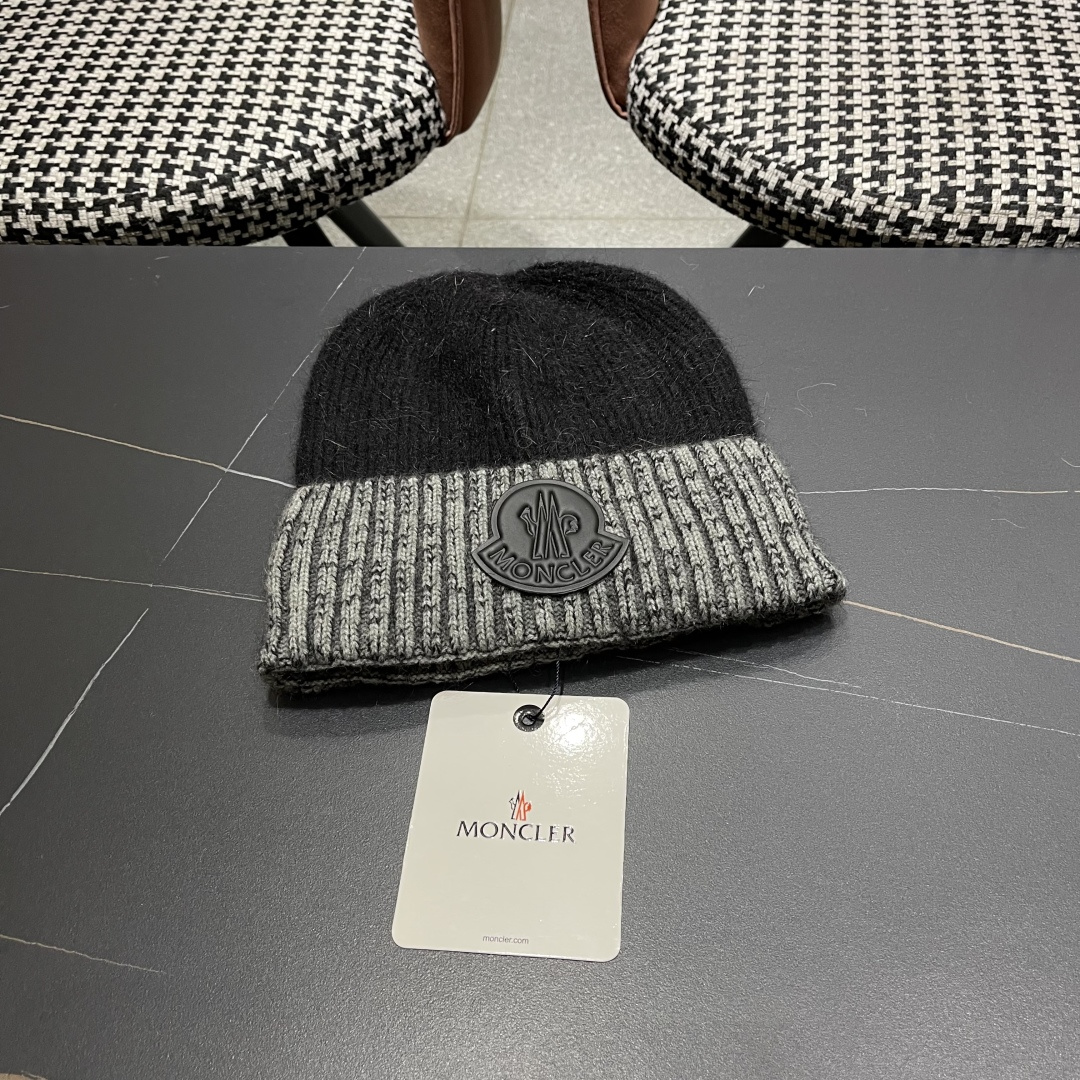 NO:579767,Moncler muzzle, Korean style plus velvet color matching knitted beanie, fashionable women's autumn and winter large headband, ear protection, warm and small face, hat fisherman hat, baseball cap, knitted hat, hat, Moncler, espadrilles, hats19860909Moncler蒙口,韩版加绒拼色针织毛线帽,时尚女秋冬大头围护耳保暖显脸小 帽子渔夫帽棒球帽针织帽,帽子,Moncler,espadrilles,hats,hat