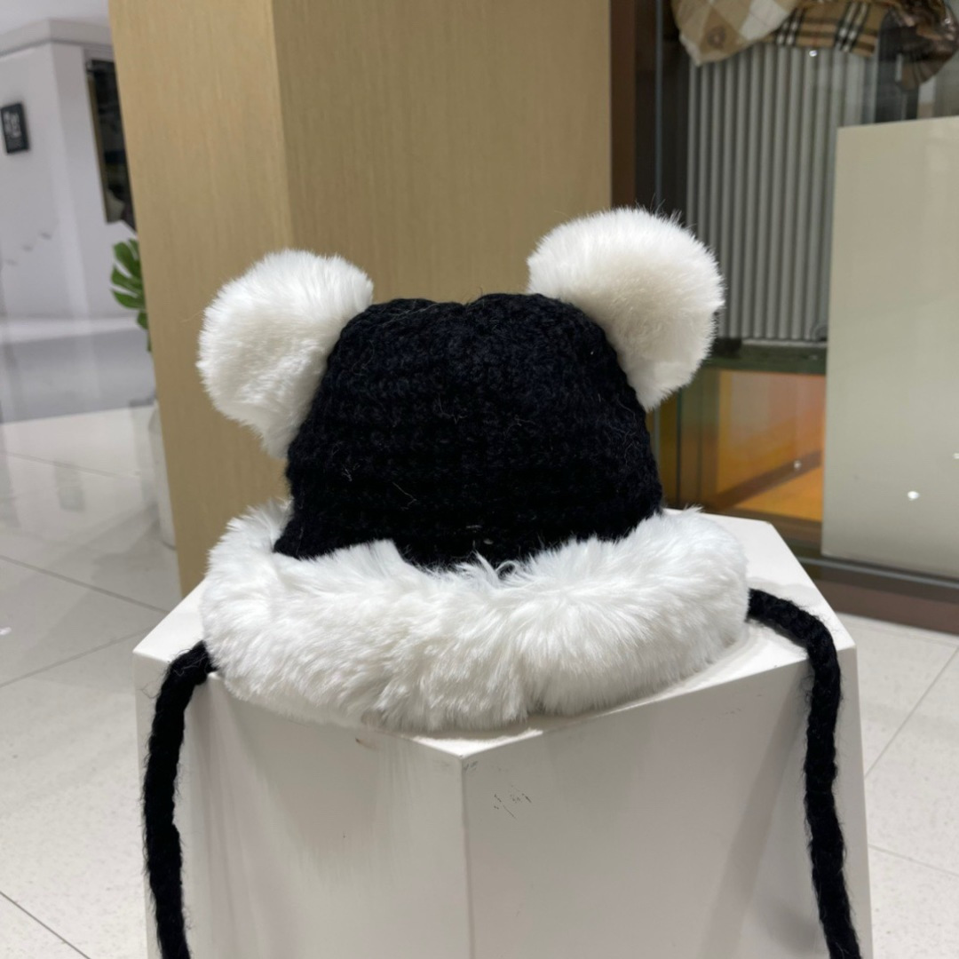 NO:580323,DIOR Dior big ears plus velvet thickened knitted beanie warm and cute ear protection hat Lei Feng hat hat fisherman hat baseball cap knitted hat, hat, dior, dior, espadrilles, hats19860909DIOR迪奥 大耳朵加绒加厚针织毛线帽保暖可爱护耳帽雷锋帽帽子渔夫帽棒球帽针织帽,帽子,dior,dior,espadrilles,hats,hat
