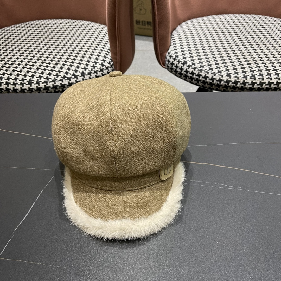 NO:580313,DIOR Dior beret autumn and winter new Japanese octagonal hat showing face small Korean hat fisherman hat baseball cap knitted hat, hat, dior, dior, espadrilles, hats19860909DIOR迪奥 贝雷帽秋冬新款日系八角帽显脸小韩系帽子渔夫帽棒球帽针织帽,帽子,dior,dior,espadrilles,hats,hat