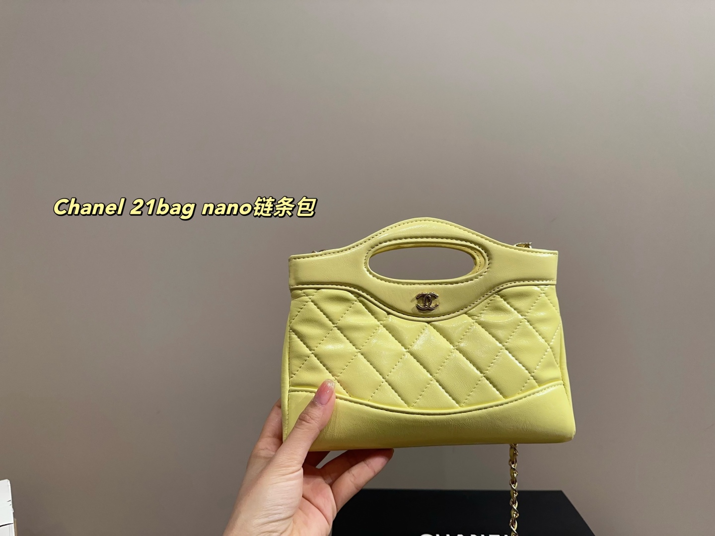 ✅纯皮P210全套包装⚠️尺寸21.19
香奈儿Chanel 31bag nano链条包
