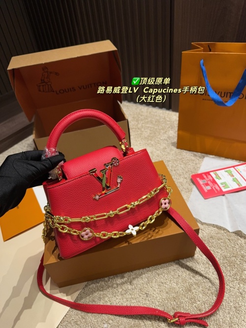 Louis Vuitton Capucines Mini: Top-Handle Bag with Shoulder Strap 1 Louis Vuitton Capucines Mini: Top-Handle Bag with Shoulder Strap