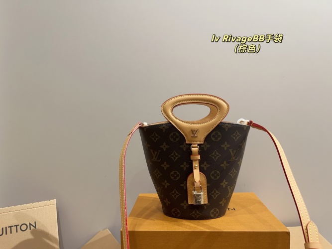 Louis Vuitton Rivage BB Handbag, Monogram Canvas, Elegant & Versatile 1 Louis Vuitton Rivage BB Handbag, Monogram Canvas, Elegant & Versatile