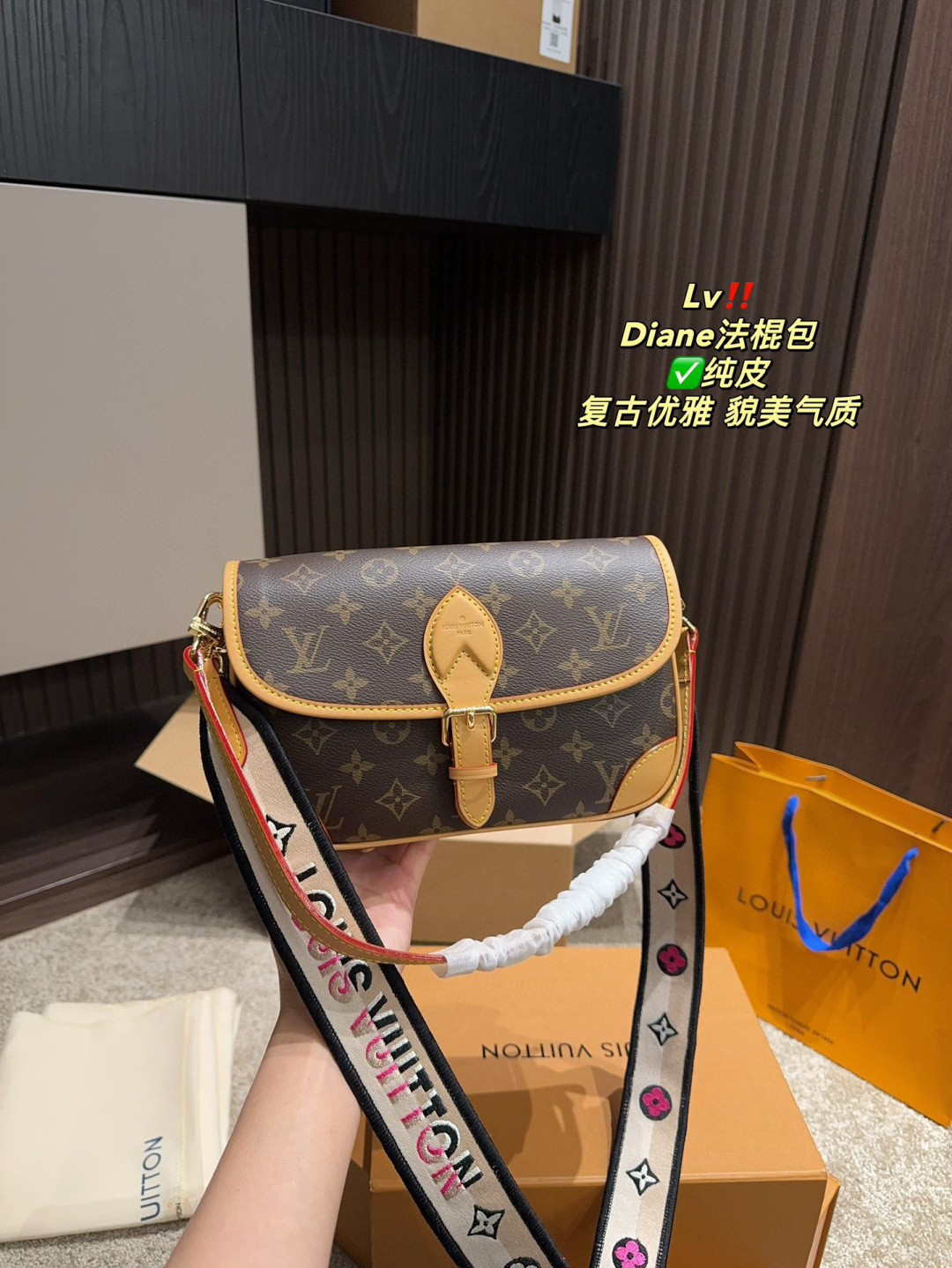 Bolso Baguette Louis Vuitton Diane: Elegancia Clásica con Toque Moderno 5 cmp i1748575186103 5609 0 3