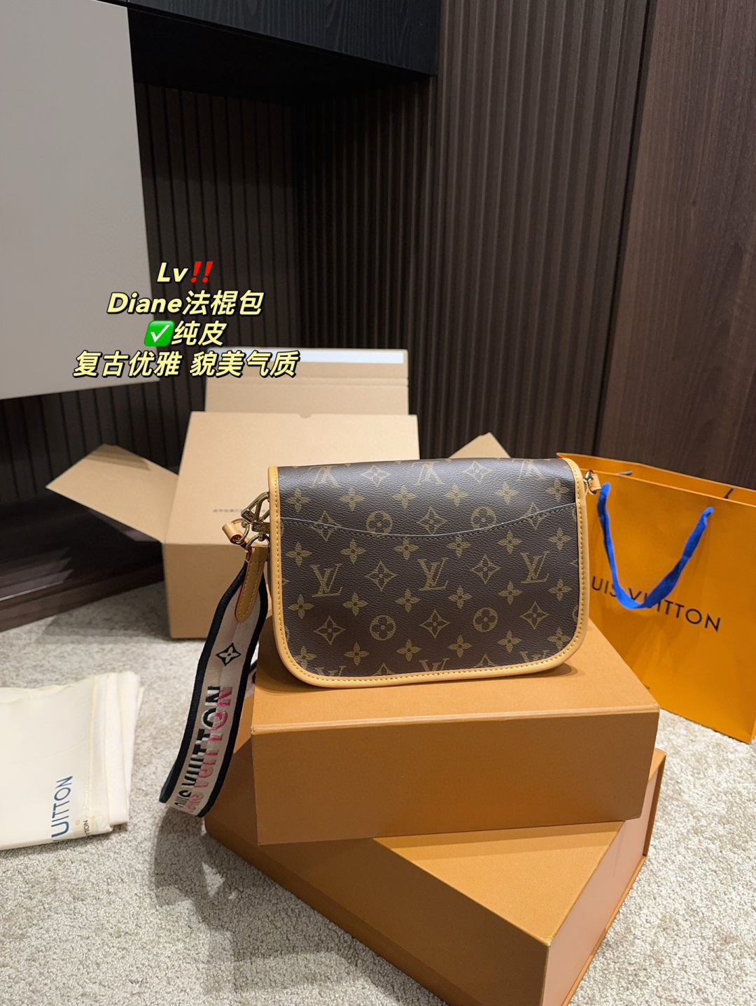 Bolso Baguette Louis Vuitton Diane: Elegancia Clásica con Toque Moderno 8 cmp i1748575190015 5792 0 6