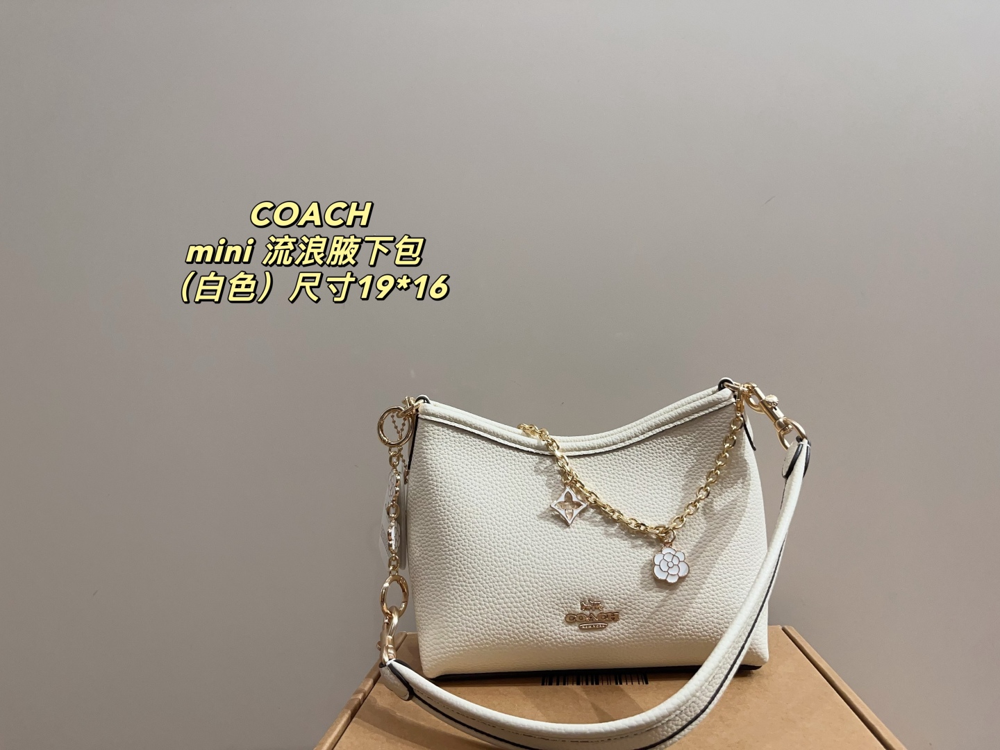 p200配折叠盒⚠️尺寸19*16cm
蔻驰coach mini流浪腋下包
春夏的小包谁还没选好？看过来吧！小号的Laurel流浪包精致又时髦！多色可选，总有你的心头好吧！