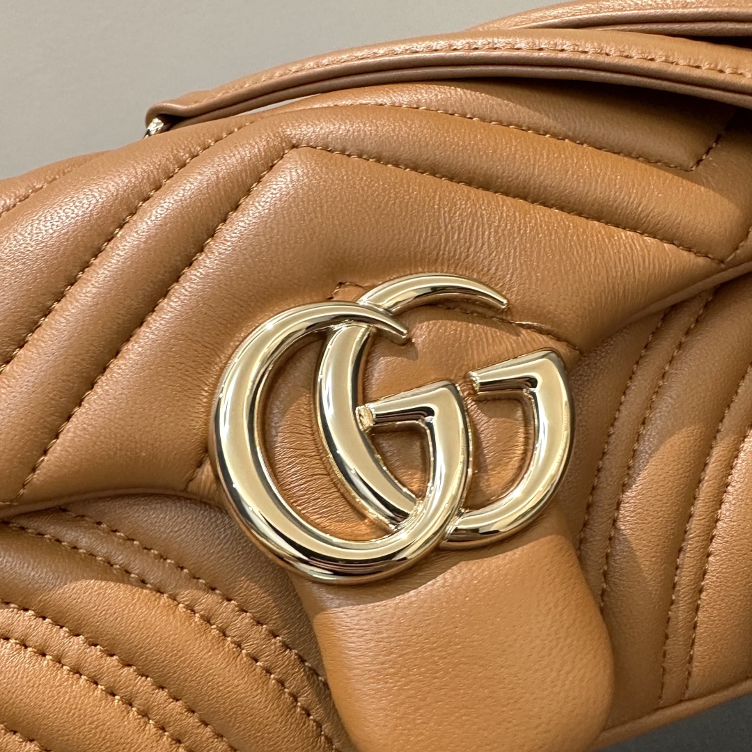 Gucci Marmont Caramel Leather Shoulder Bag, W22xH12.5xD6cm, Model 837280 5 cmp i1749916989716 9499 0 4