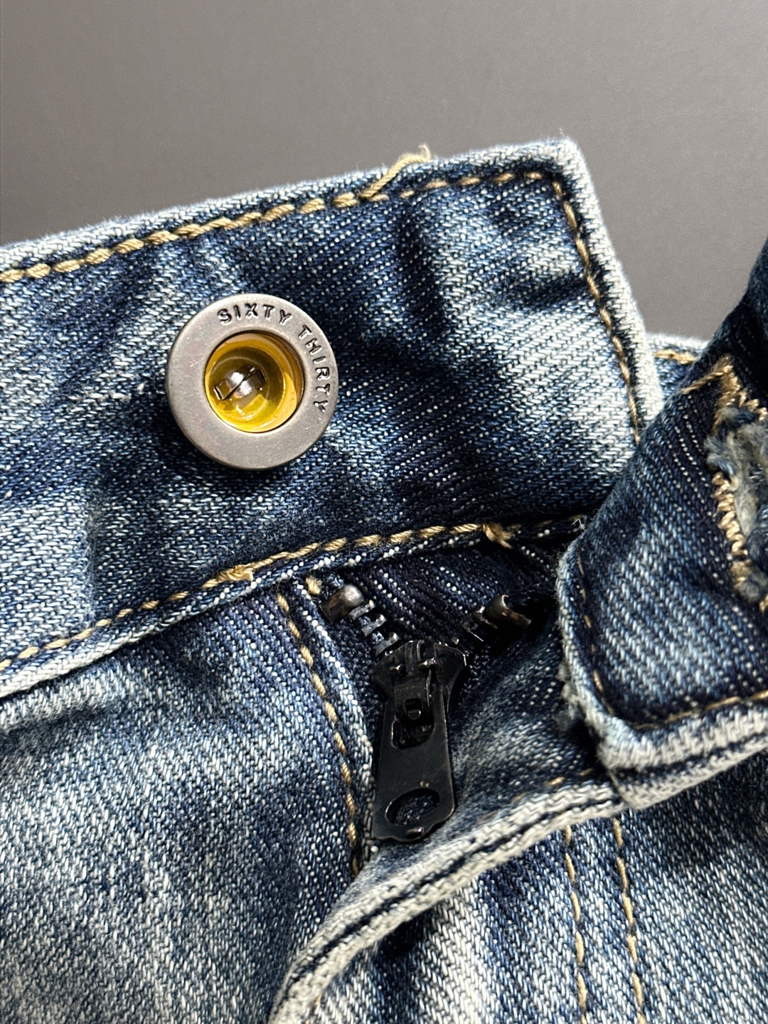 Original Single-Explosive Jeans: Super Customized Heavy Engineering for Summer Style, Sizes 29-38 - 图片 5