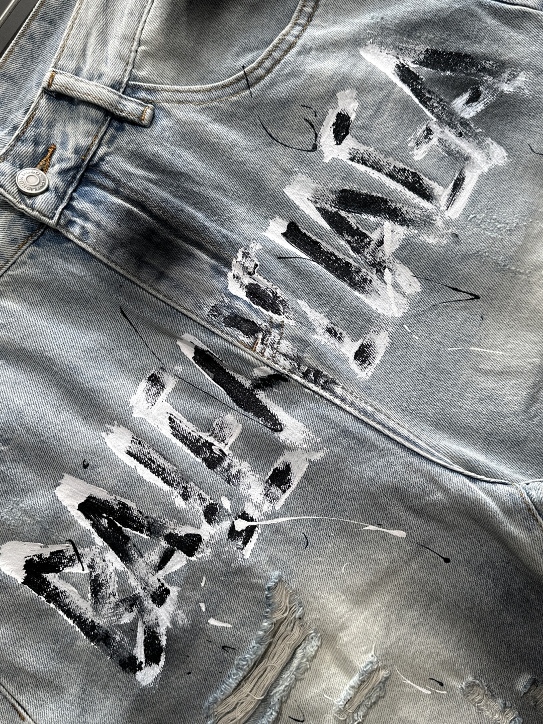 Super Customized Original Hardware Jeans for Summer 2025, Sizes 29-38, Heavy Engineering - 图片 5