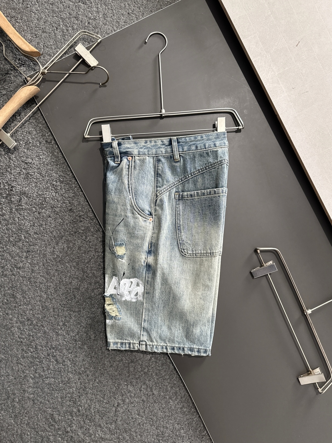 Super Customized Original Single-Explosive Jeans with Heavy Engineering Hardware, Summer Must-Have! Sizes 29-38. - 图片 2