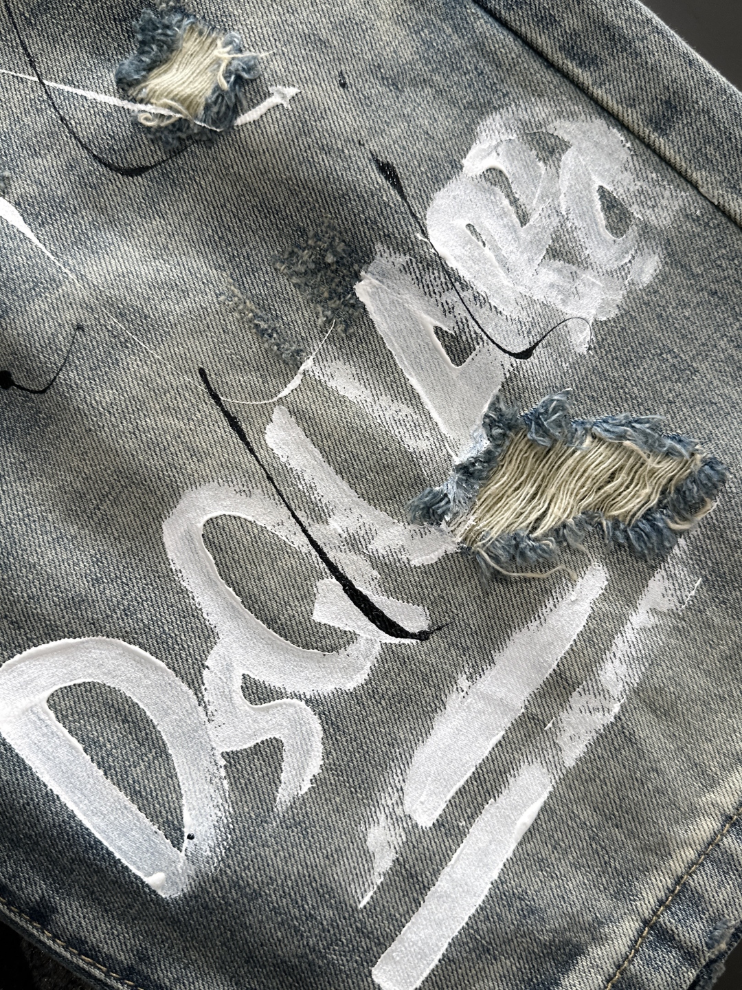 Super Customized Original Single-Explosive Jeans with Heavy Engineering Hardware, Summer Must-Have! Sizes 29-38. - 图片 6
